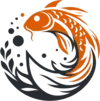 koi fish insignia